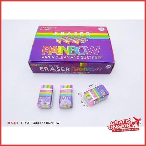 

Hot Sale (1 Pack) Penghapus Pensil Rainbow Squeezy Stock Terbatas