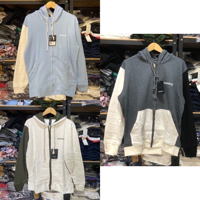 ZIPPER HOODIE ROUGHNECK MINI SIG PIPPING