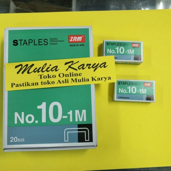 

Restock Isi Staples No 10 No.10-1M Per Dus Isi 20 Ready Stock