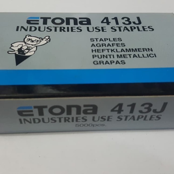 

New Isi Staples Etona 413 J / Etona 413J / 5000 Bh / Bergaransi