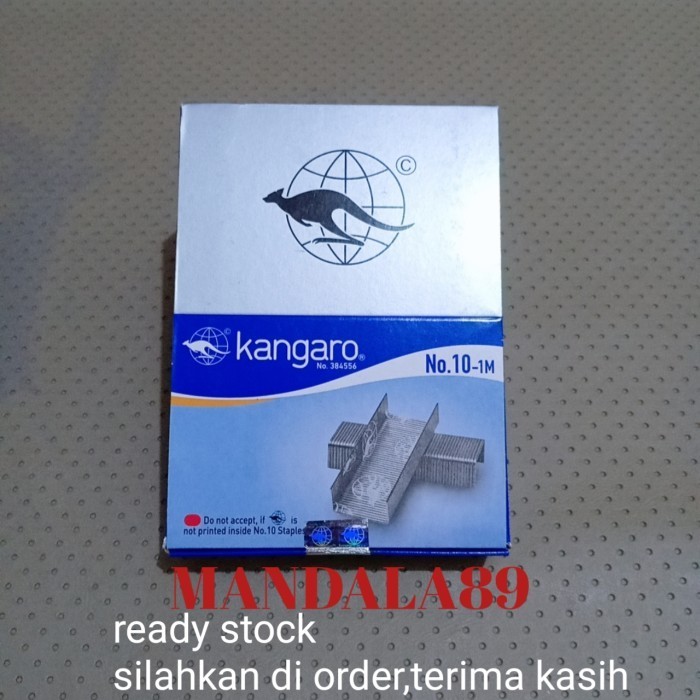 

Restock Isi Staples No 10 Merk Kangaro Best Seller