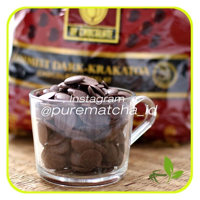 

Ready Dark Krakatoa Chocolate Couverture 75% Tulip Cokelat Asli Coklat 1kg
