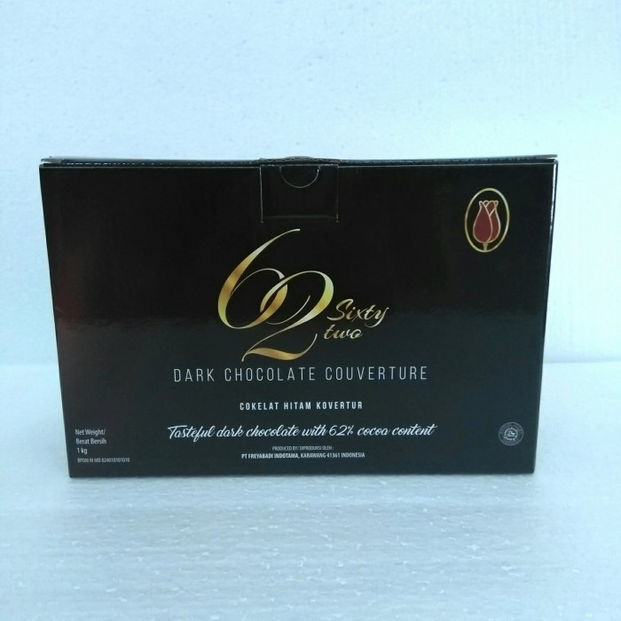 

Ready Tulip Dark Couverture Chocolate 62%-250g Repacked