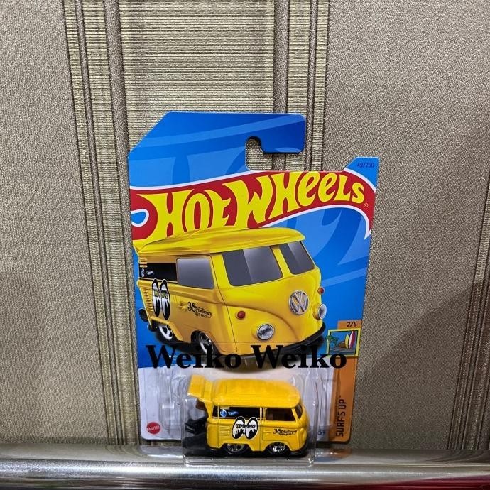 hotwheels kool kombi mooneyes kuning