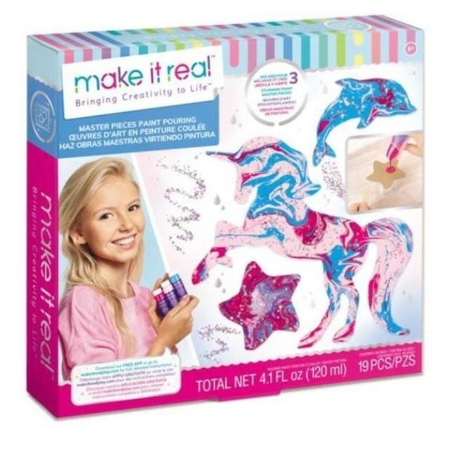 

Mainan Kreatif Anak Melukis Make It Real Fantasy Akrilik Paint Pouring