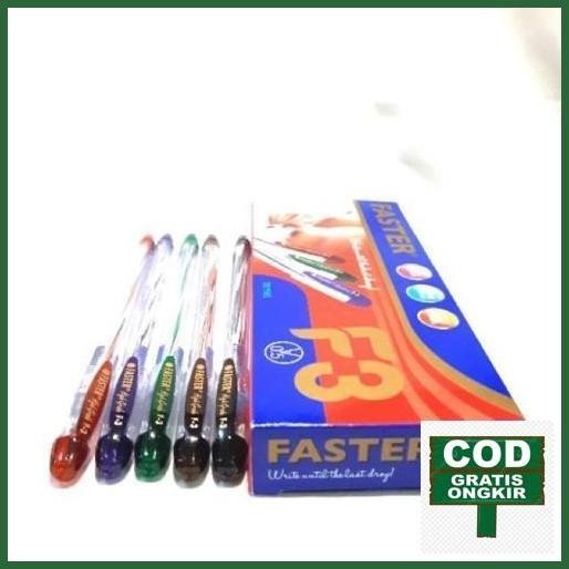 

Termurah 12Pc Pulpen Faster F3 Alat Tulis Sekolah Dan Kantor Terlaris