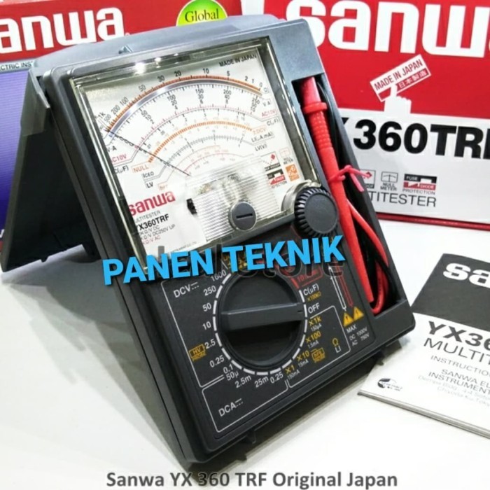 NEW SERIES MULTITESTER SANWA YX360TRF AVOMETER ANALOG MULTIMETER YX 360 TRF ORIGINAL QUALITY