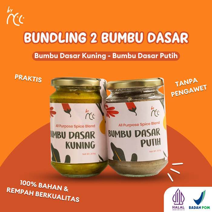 

Ready By NCC Bundling 2 Bumbu Dasar (Bumbu Dasar Kuning & Bumbu Dasar Putih)