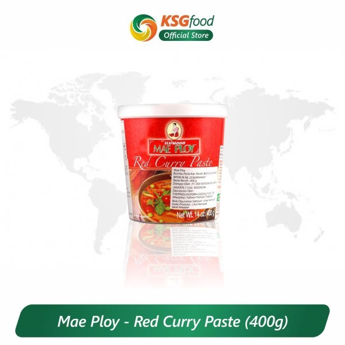 

Ready MAEPLOY RED CURRY PASTE 400gr