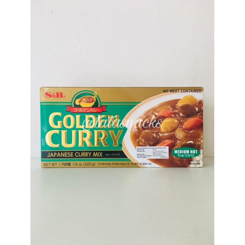

Ready S&B Golden Curry Japanese Curry Mix / Bumbu Kari Jepang Golden Curry