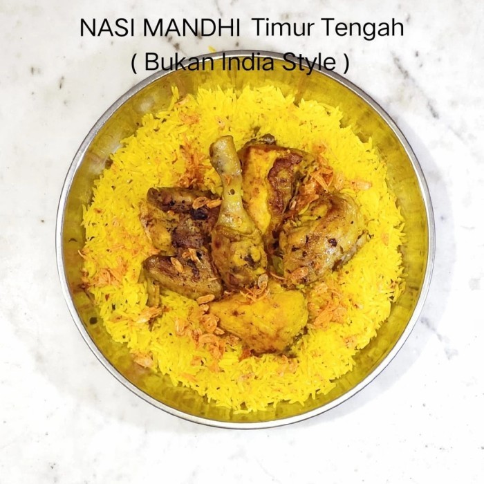 

Ready Bumbu Nasi Mandhi Ori Timur Tengah Lengkap Beras Basmati