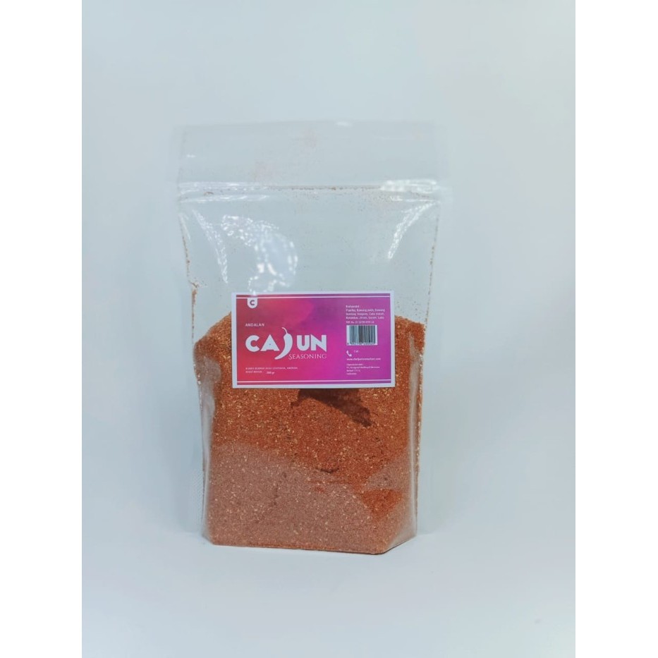 

Ready Cajun Seasoning "ANDALAN". 500 gr. Dry Rub . Bumbu marinasi. Topping