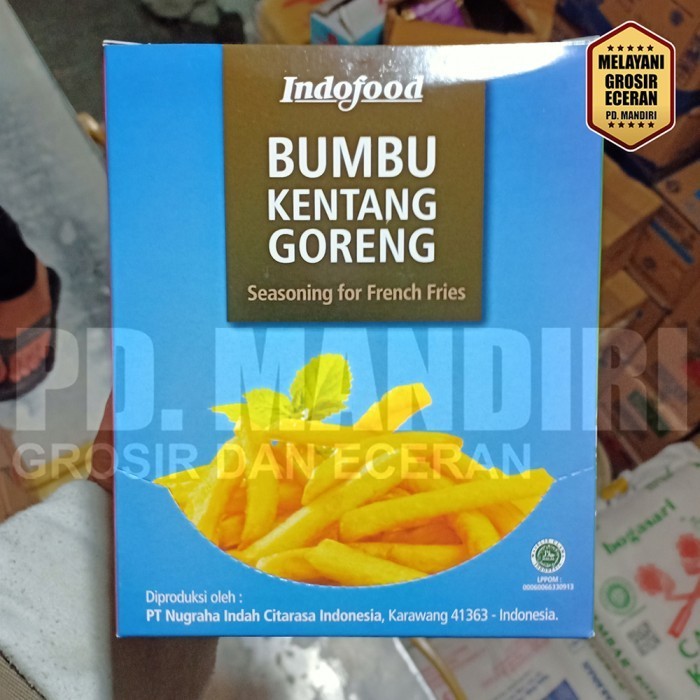 

Ready INDOFOOD BUMBU KENTANG GORENG RASA BARBEKIU 12 PCS (BARBEQUE FLAVOUR)