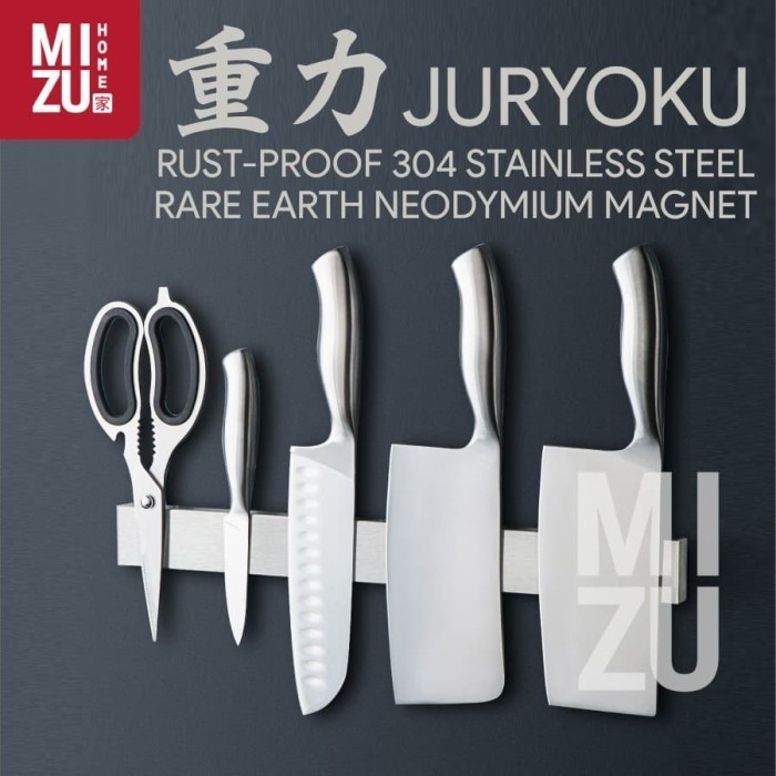

Juryoku Magnetic Knife Holder 3M Sticker Pemegang Pisau Magnet Tempel