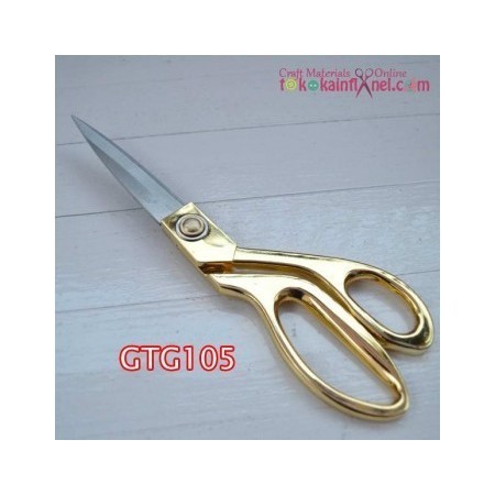 

Gtg105 Gunting Kain Besar Bahan Besi Warna Gold Uk 9,5 Inch