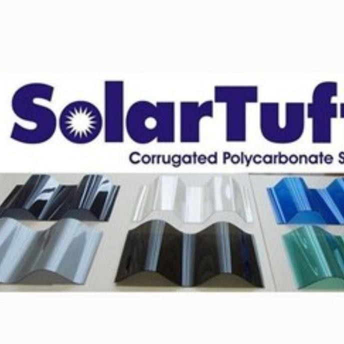 Solartuff 3.6 3,6 M Atap Kanopi Genteng Polycarbonate 3.6M 3,6M Meter