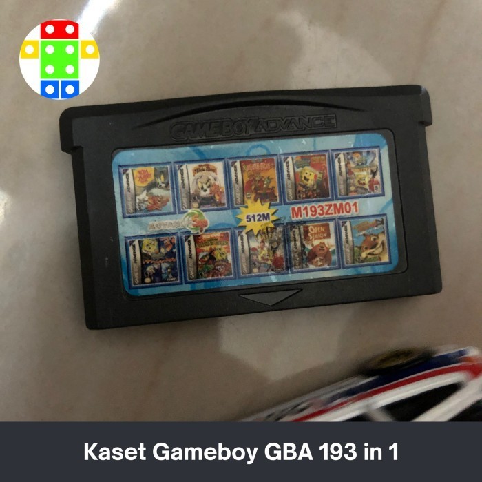 [SHR] Kaset GBA GameBoy 193 in 1 no repeat