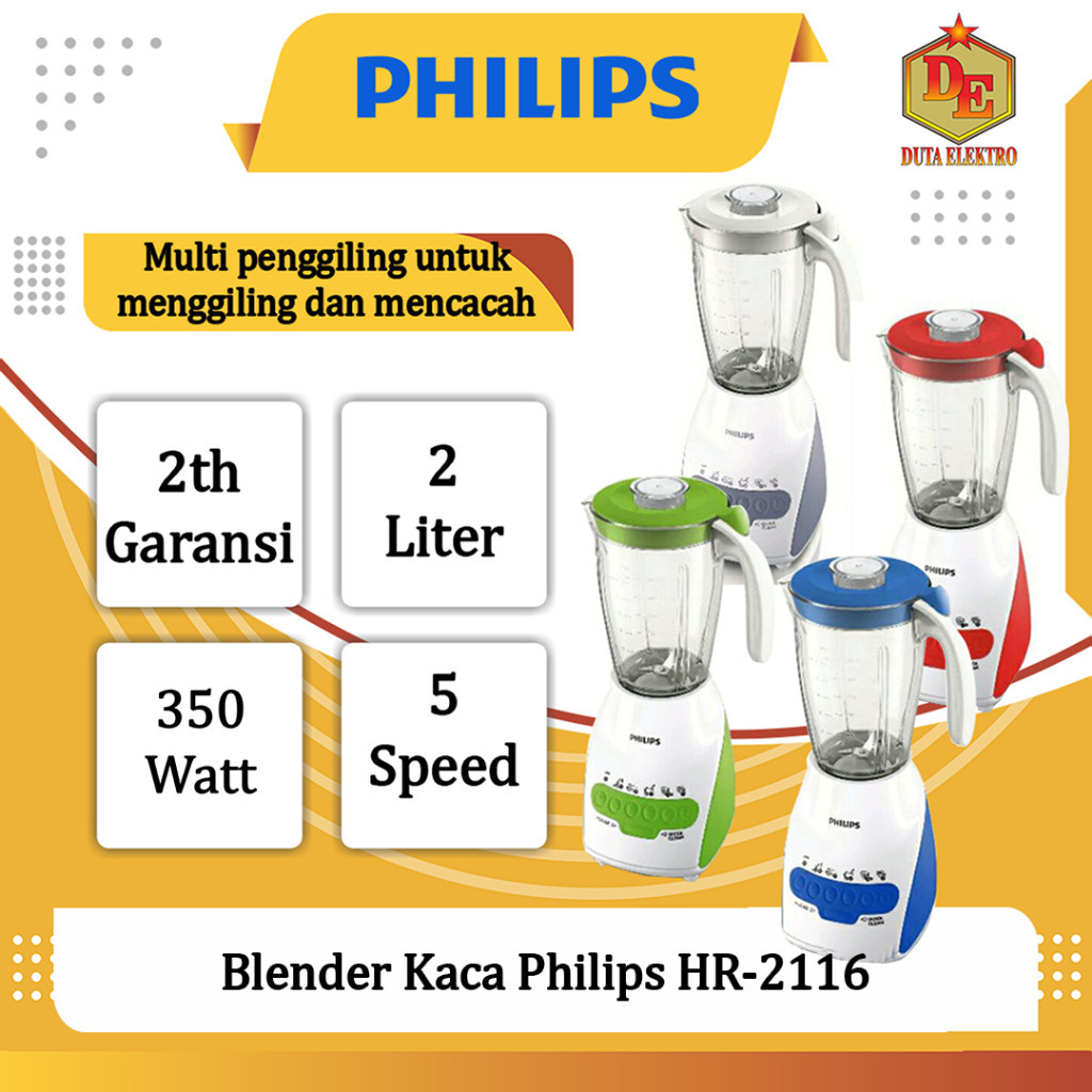 Blender Kaca Philips HR-2116