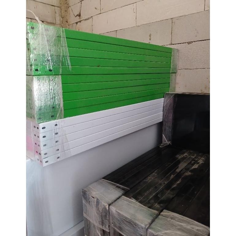 Ambalan rak besi ukuran 150x40 cm