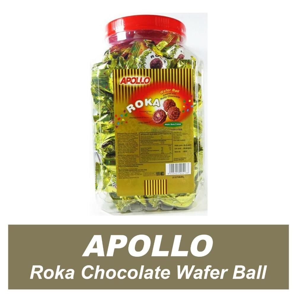 

Roka Apollo Wafer Ball Coklat Exp Maret 2025 Promo Halal