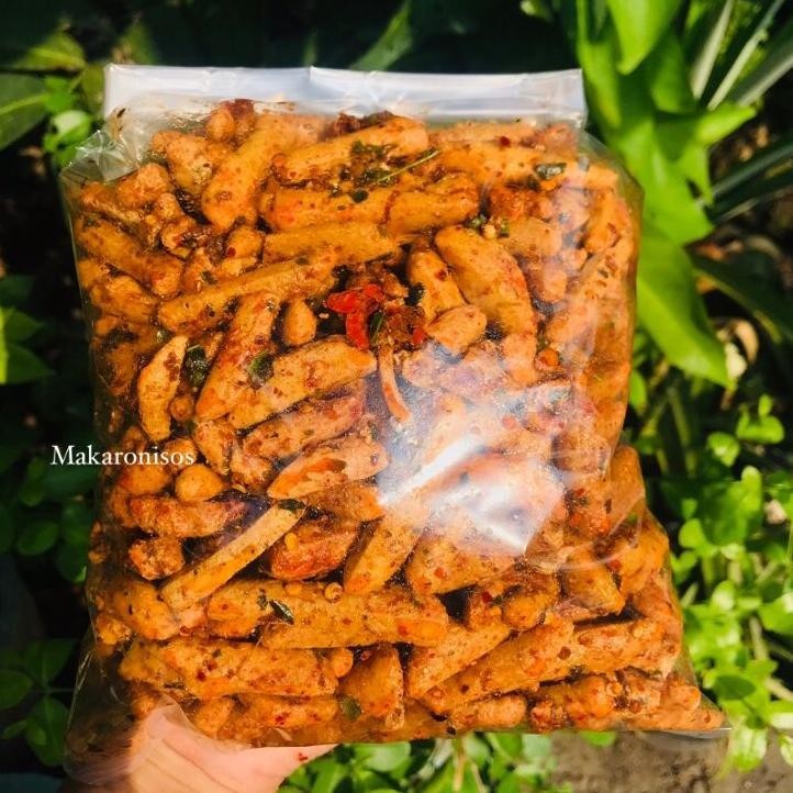 

500Gr | 1/2Kg Basreng Viral | Bakso Goreng Pedes Daun Jeruk | Bakso Goreng Daun Jeruk