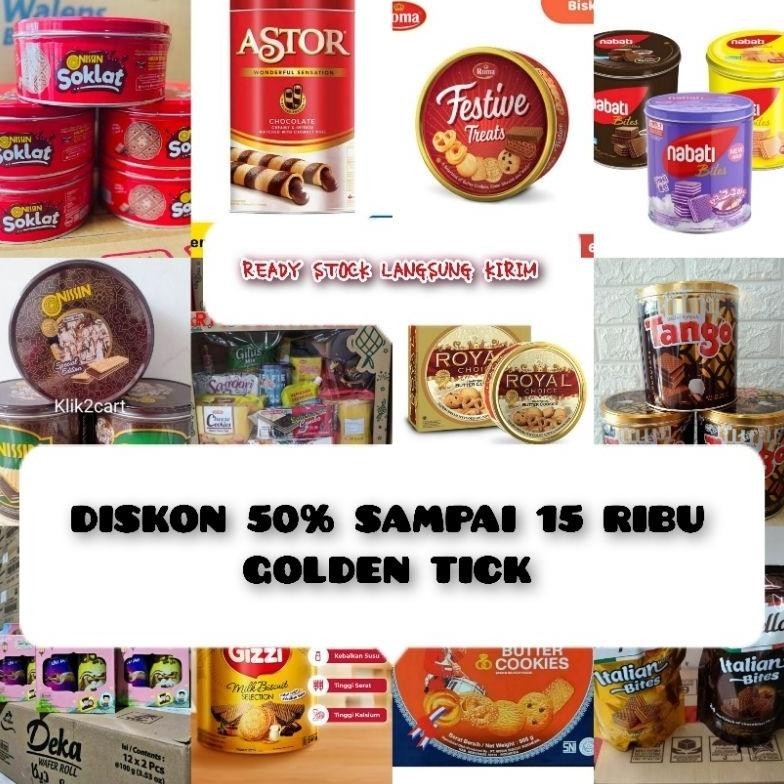 

Astor Kaleng 330Gr Tin 330 Gr Wafer Roll Aneka Biskuit