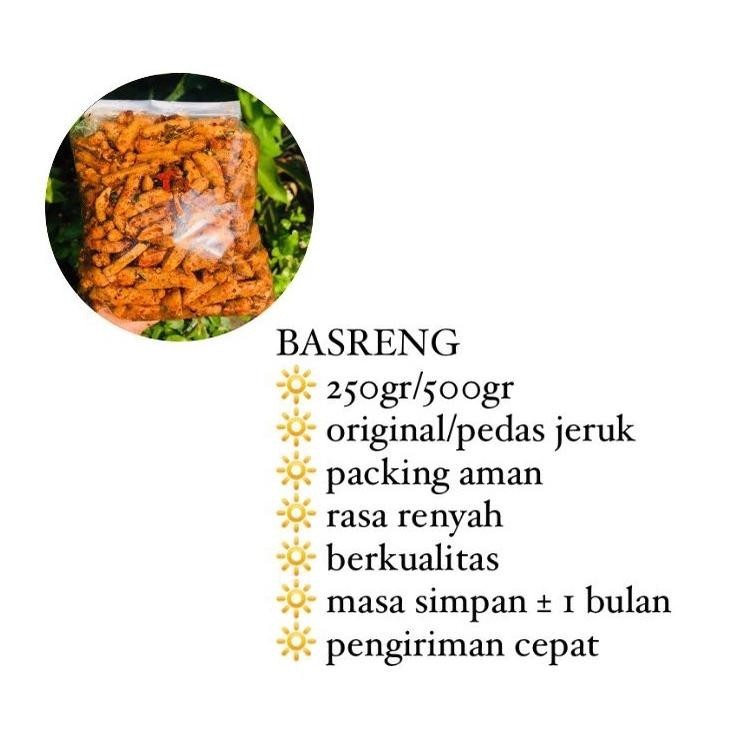 

500Gr | 1/2Kg Basreng Viral | Bakso Goreng Pedes Daun Jeruk | Bakso Goreng Daun Jeruk