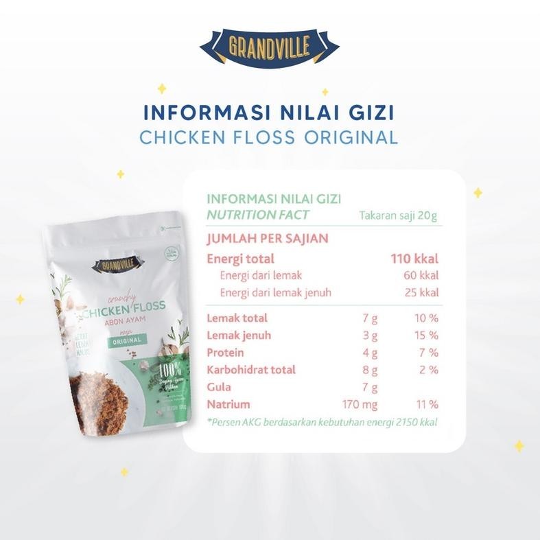 

Grandville Abon Ayam Crunchy Single Pack Original