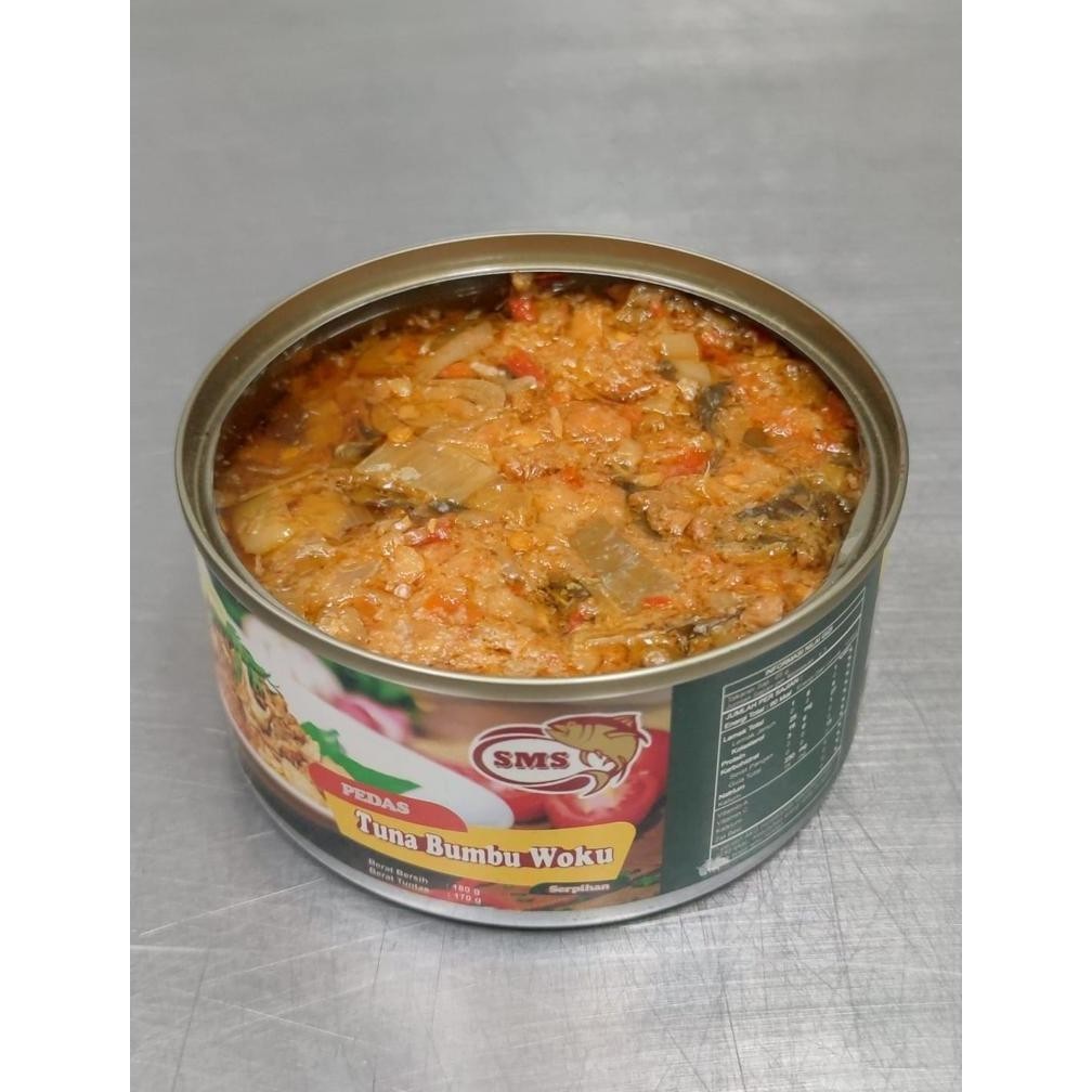 

Sms Tuna Kaleng Flake Dalam Bumbu Woku 180Gr