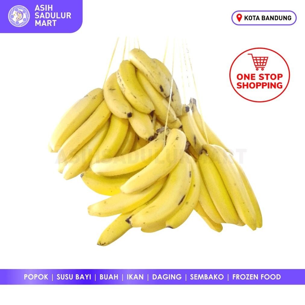 

Pisang Cavendish / C. Sunpride / Ambon Lumut / Pisang Tanduk 1Kg | Asih Sadulur Mart