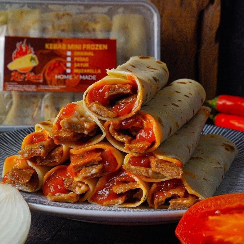 

Ras Kebab Mini Frozen Isi 10Pcs (Original / Pedas / Extra Daging)