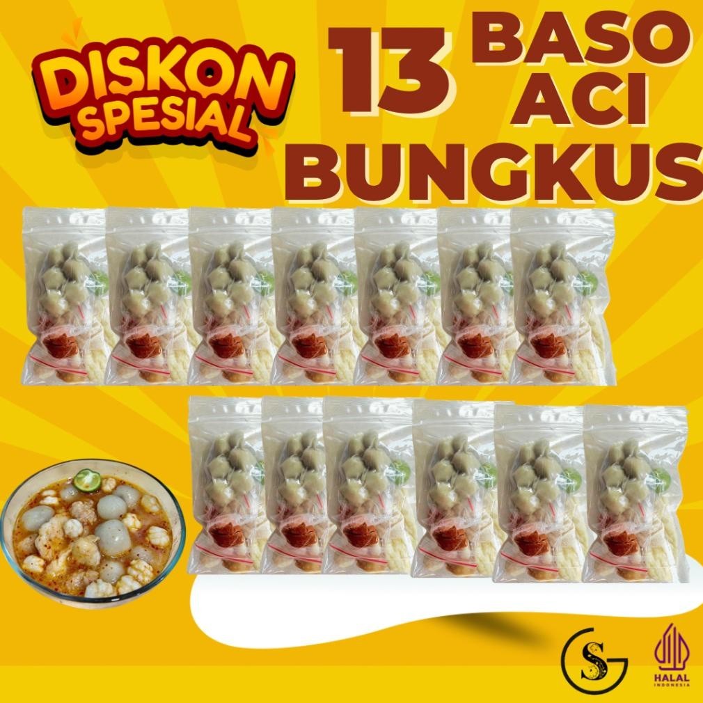 

13 Bungkus Baso Aci Si Hemat Banget