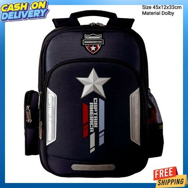 Tad Muat Banyak Taas Awet Tqs Punggung Rsnsel Bahu Anak Anak Ransel Anak Laki Laki Tas Rangsel Sekol