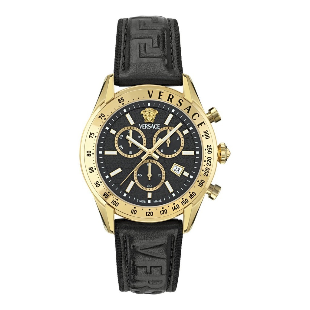 Jam Tangan Pria Versace Chrono Master Leather VE8R00224