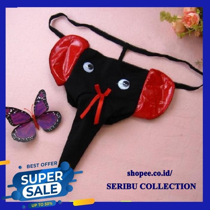 CELANA DALAM PRIA LUCU BELALAI GAJAH TRANSPARAN CD2 PRODUK TERBAIK