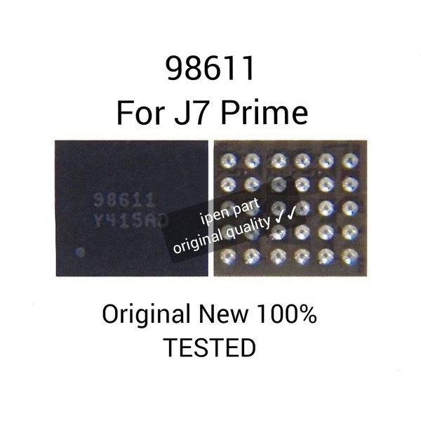 IC DISPLAY 98611 SAMSUNG GRAND 3 J7 PRIME ORIGINAL NEW TESTED LIGHT LAMPU