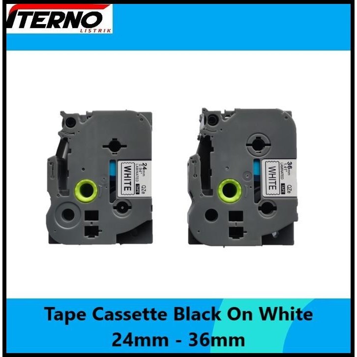 

BEST DEAL LABEL TAPE CASSETTE COMPATIBLE TZE-261 BROTHER 36MM BLACK ON WHITE !