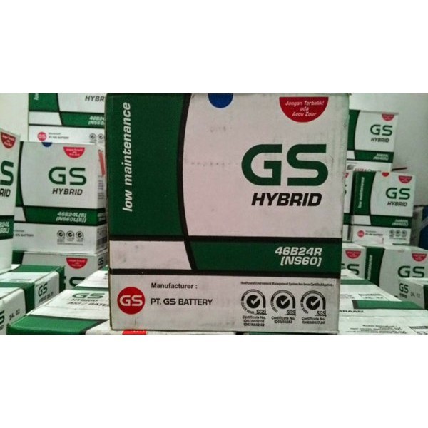 AKI MOBIL TOYOTA RUSH GS ASTRA NS60 HYBRID AKI BASAH