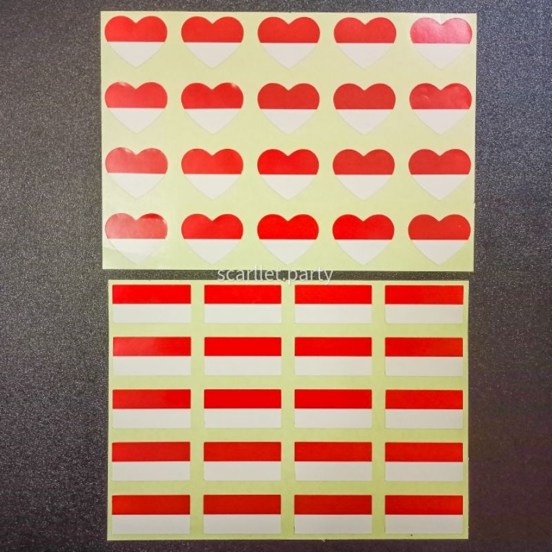 

H4O STIKER PIPI BENDERA INDONESIA AGUSTUSAN 17 AGUSTUSAN DEKORASI HIASAN KEMERDEKAAN RI TEMPELAN