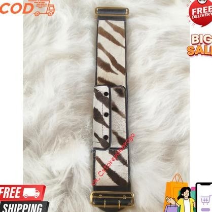 Sabuk Bopo Kulit Motif Macan 9 Cm / Sabuk Bopo Anak / Sabuk Otok / Reog / Barongan / Caplokan / Devi