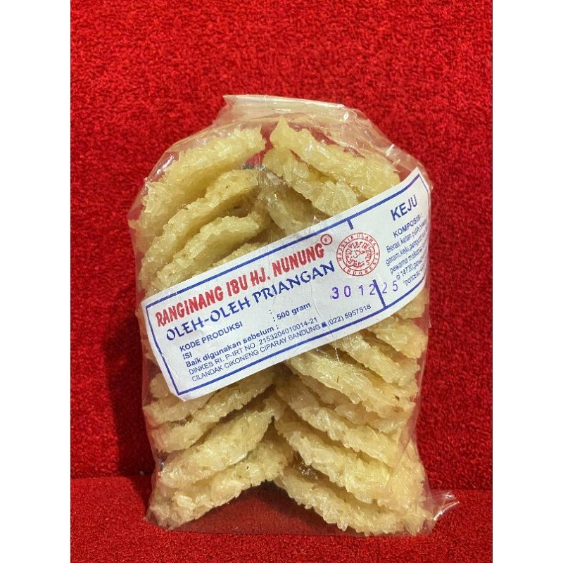 

RENGGINANG/RANGINANG HJ. NUNUNG RASA KEJU 500GR (MENTAH)