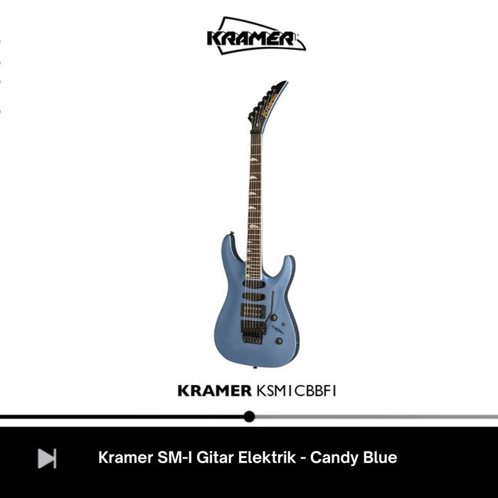 Kramer SM-1 Gitar Elektrik - Candy Blue