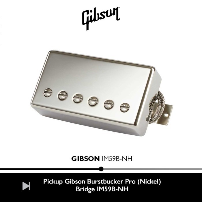 Pickup Gibson Burstbucker Pro (Nickel) Bridge IM59B-NH
