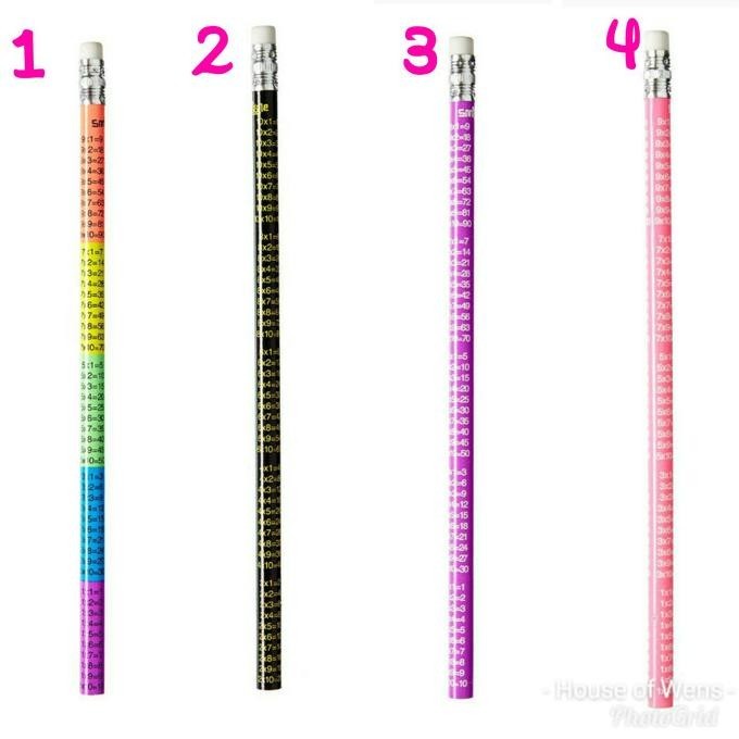 

New Sale Smiggle Neon Timestable Pencil - Pensil Smiggle Pengiriman Cepat