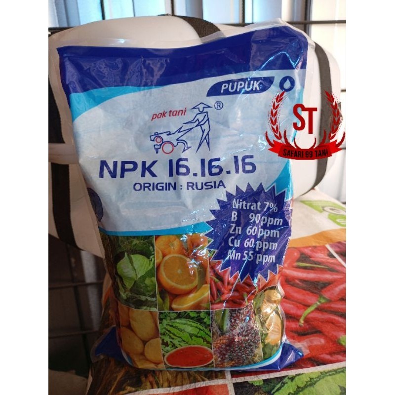 pupuk NPK 16 16 16 ORIGIN rusia 1kg