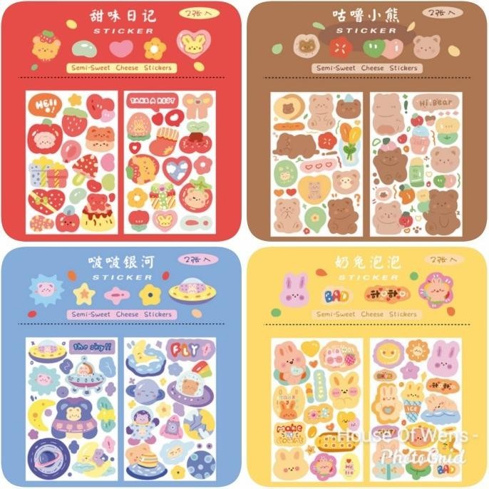 

Big Sale Sticker Sweet Cheese Diary Stickers Original