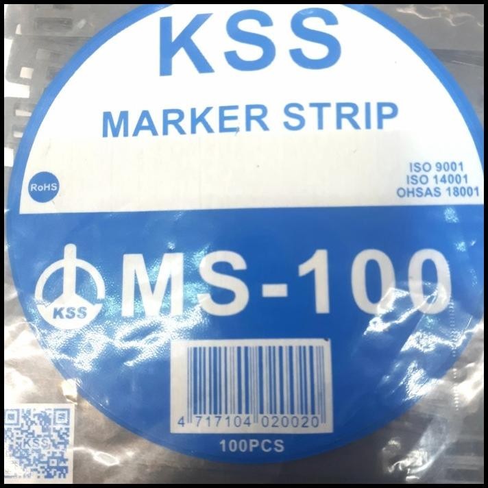 

TERBARU MS-100 - MARKER STRIP LENGTH : 100MM WIDTH : 9MM KSS ORIGINAL