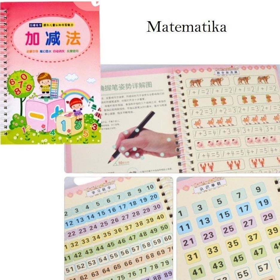 

Mainan Edukasi Sank Magic Practice Book 1 Set Isi 4 Buku + Pulpen Rm