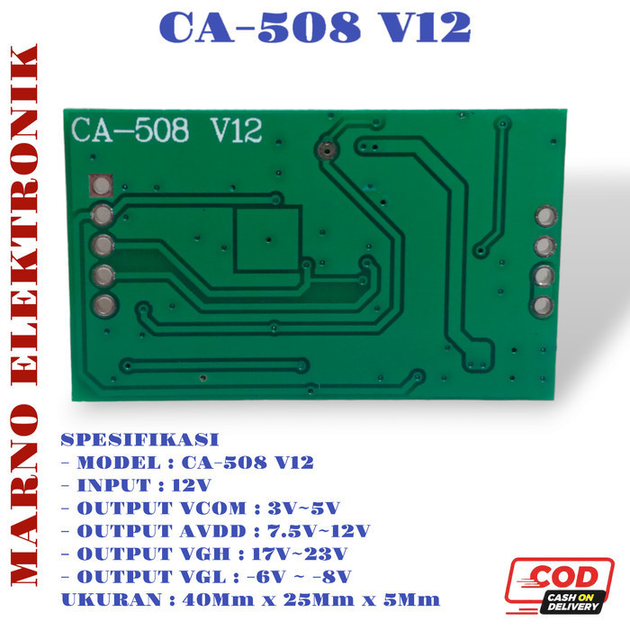 Gacun Tcon Boost Modul Ca-508 Lcd Universal Vcom Vgl Vgh Avdd Adjust