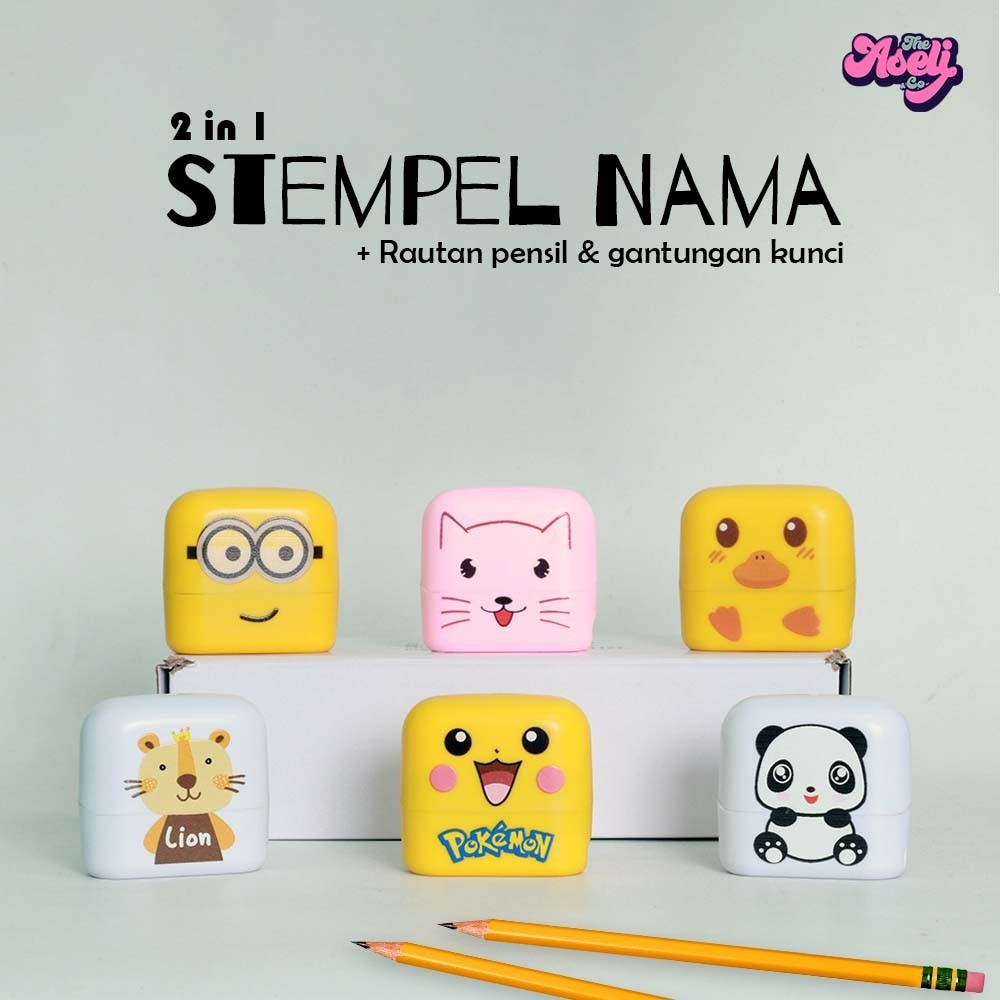 

Stempel gantungan kunci custom nama RB9